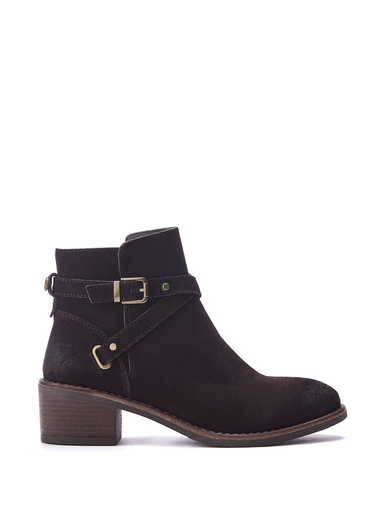 Moda In Pelle Orlena Cross Jodper Strap Ankle Boots - Image 1 of 4