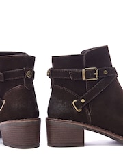 Moda In Pelle Orlena Cross Jodper Strap Ankle Boots - Image 4 of 4