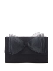 Moda In Pelle Hayzel Bow Detail Clutch Bag - Image 1 of 4