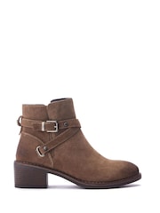 Moda In Pelle Orlena Cross Jodper Strap Ankle Boots - Image 1 of 4