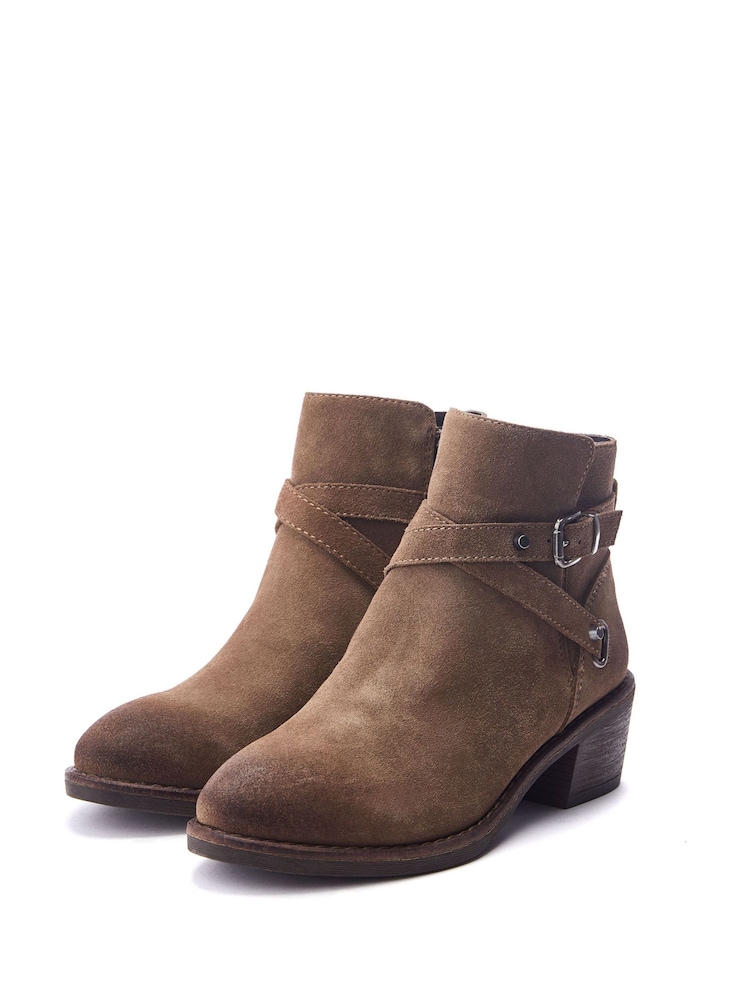 Moda In Pelle Orlena Cross Jodper Strap Ankle Boots - Image 2 of 4