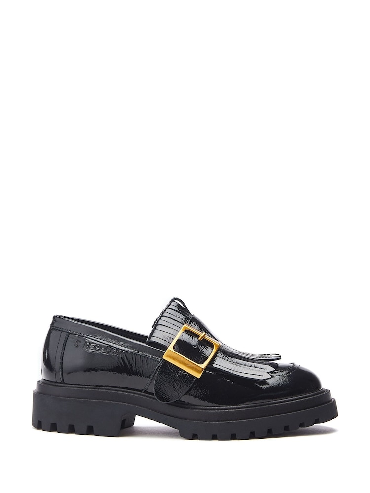 Moda in Pelle SH Arden Chunky Brogue Black Loafers - Bild 1 von 4 Moda in Pelle SH Arden Chunky Brogue Black Loafers - Bild 1 von 4