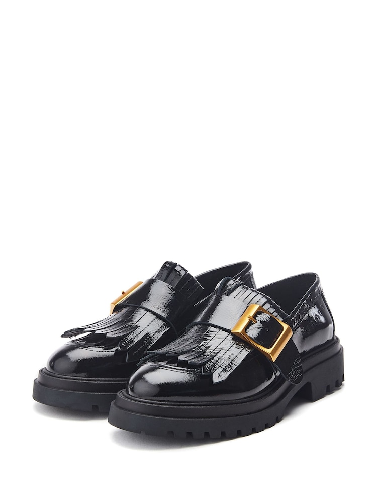 Moda in Pelle SH Arden Chunky Brogue Black Loafers - Bild 2 von 4 Moda in Pelle SH Arden Chunky Brogue Black Loafers - Bild 2 von 4