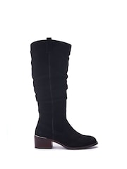 Moda in Pelle Raissa Long Rouched Boots - Image 1 of 4