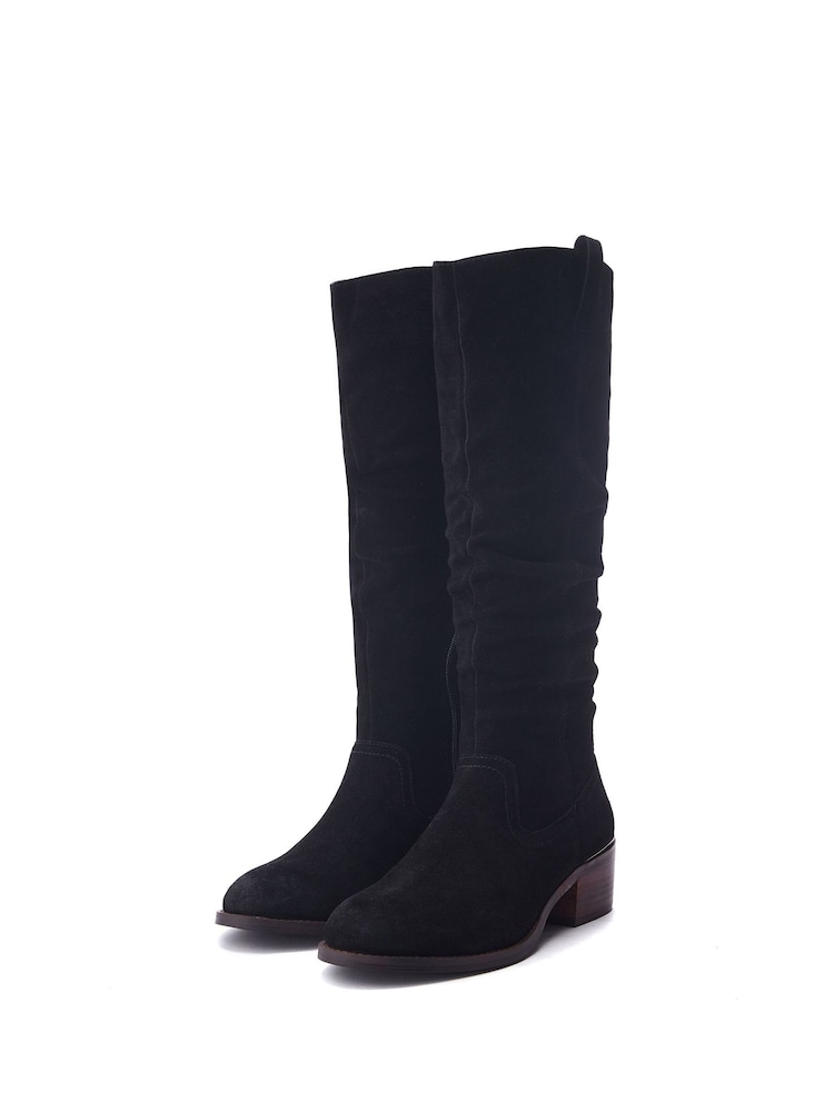 Moda in Pelle Raissa Long Rouched Boots - Image 2 of 4