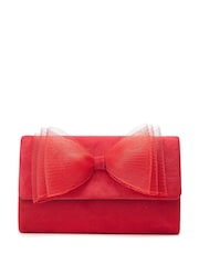 Moda In Pelle Hayzel Bow Detail Clutch Bag - Image 1 of 1