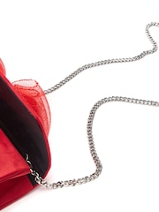 Moda In Pelle Hayzel Bow Detail Clutch Bag - Image 4 of 4