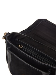 Moda In Pelle Alyson Western Leather Suede Cross Body Bag - Image 4 of 4