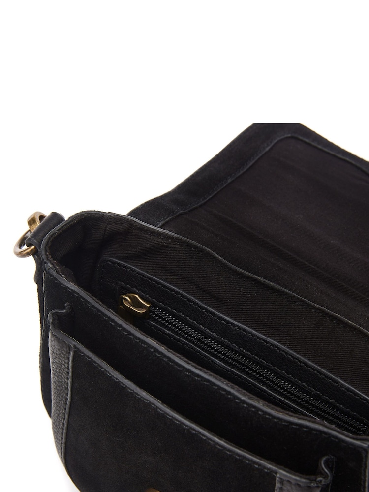 Moda In Pelle Alyson Western Leather Suede Cross Body Bag - Image 4 of 4 Moda In Pelle Alyson Western Leather Suede Cross Body Bag - Image 4 of 4