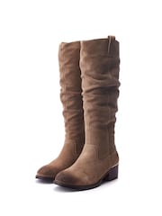 Moda in Pelle Raissa Long Rouched Boots - Image 2 of 4