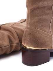 Moda in Pelle Raissa Long Rouched Boots - Image 4 of 4