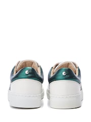 Moda in Pelle Bethel Stripe Panel Flat Sole Leather Trainers - Image 3 of 4