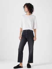 Hush Black Rowan Straight Crop Jeans - Image 3 of 5