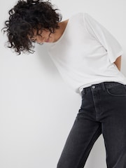 Hush Black Rowan Straight Crop Jeans - Image 4 of 5