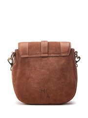 Moda In Pelle Alyson Western Leather Suede Cross Body Bag - Image 2 of 4
