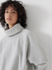 Hush Grey Cowl Neck Sweatshirt - Image 3 of 4