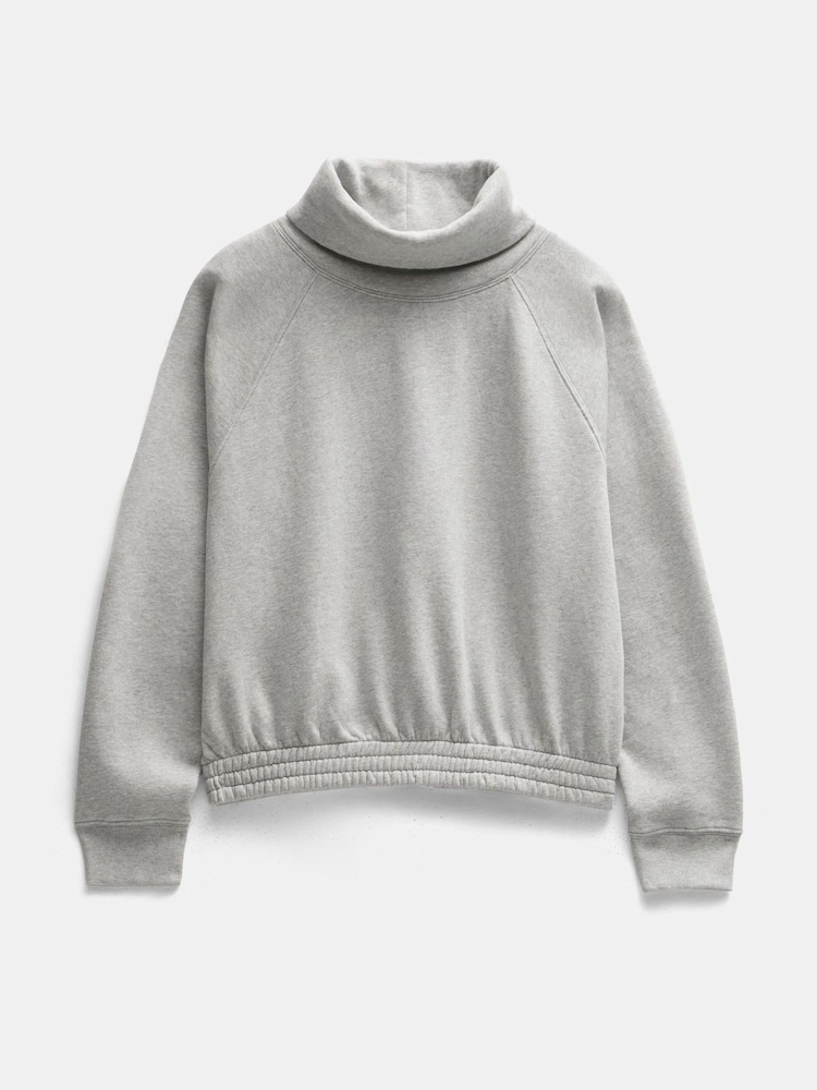 Hush Grey Cowl Neck Sweatshirt - Image 4 of 4