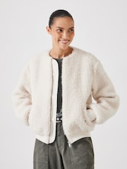 Hush White Hush Miffy Faux Fur Jacket - Image 1 of 4