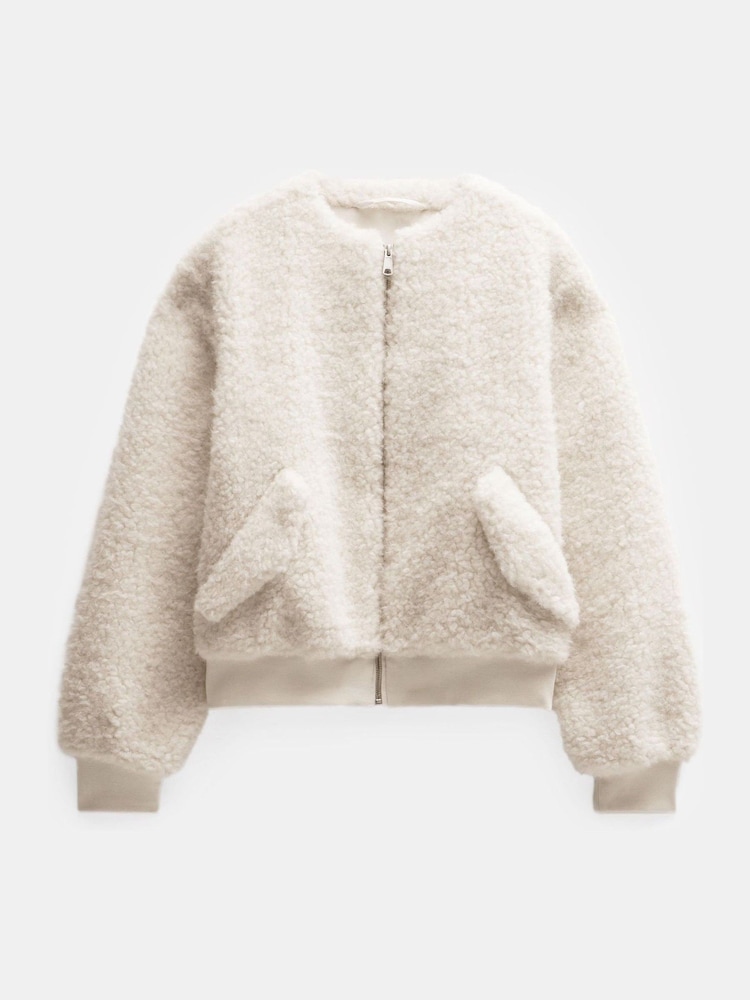 Hush White Hush Miffy Faux Fur Jacket - Image 4 of 4