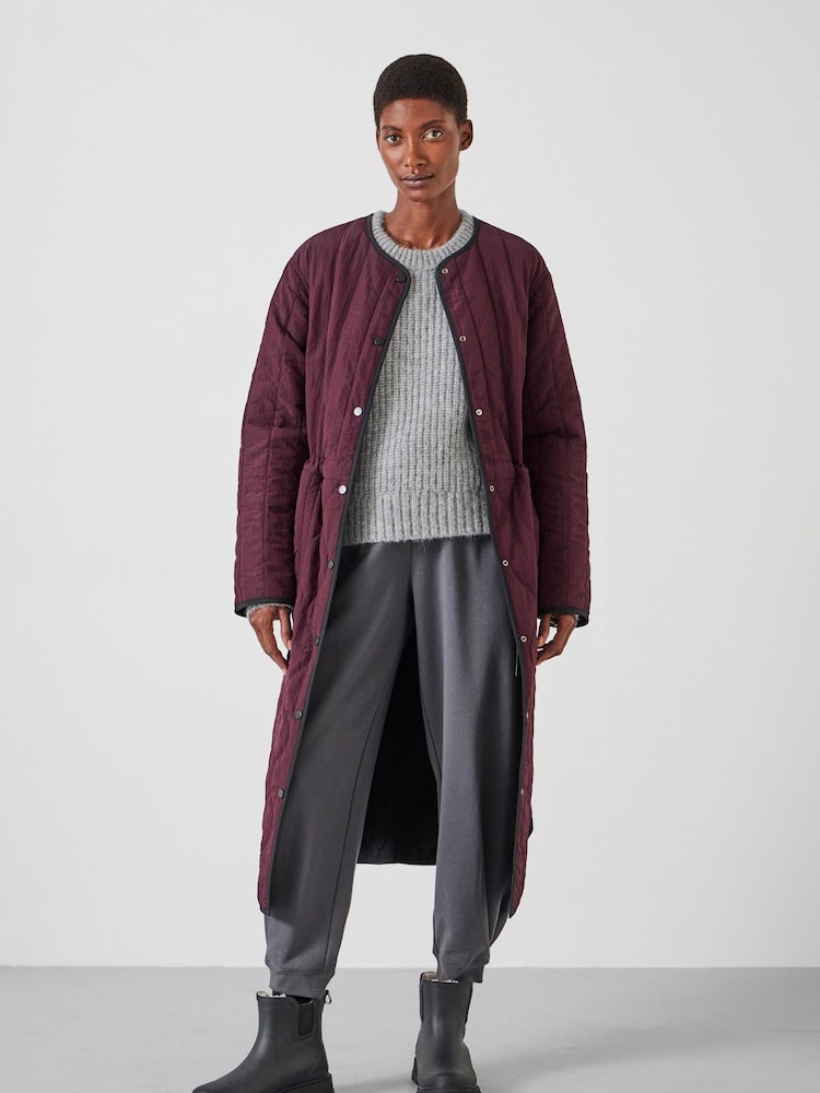 Hush Red Quilted Reversible Jacket - Image 1 of 6