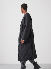 Hush Red Quilted Reversible Jacket - Image 4 of 6