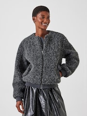 Hush Grey Hush Miffy Faux Fur Jacket - Image 1 of 5