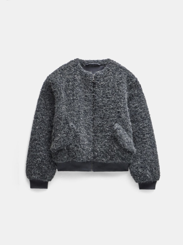 Hush Grey Hush Miffy Faux Fur Jacket - Image 5 of 5