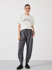Hush White Arctic Graphic 100% Cotton T-Shirt - Image 2 of 5