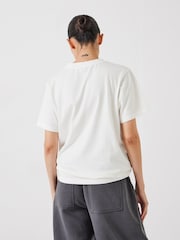 Hush White Arctic Graphic 100% Cotton T-Shirt - Image 3 of 5