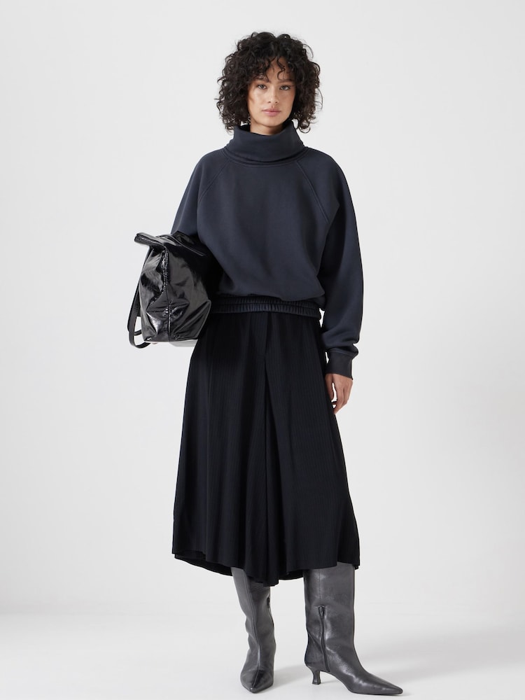 Hush Blue Cowl Neck Sweatshirt - Image 4 of 5