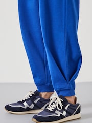 Hush Blue Pleat Detail Joggers - Image 4 of 5