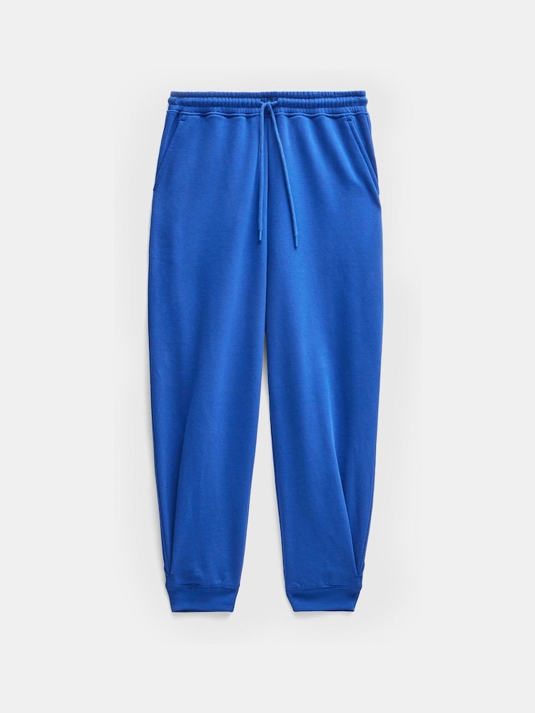 Hush Blue Pleat Detail Joggers - Image 5 of 5