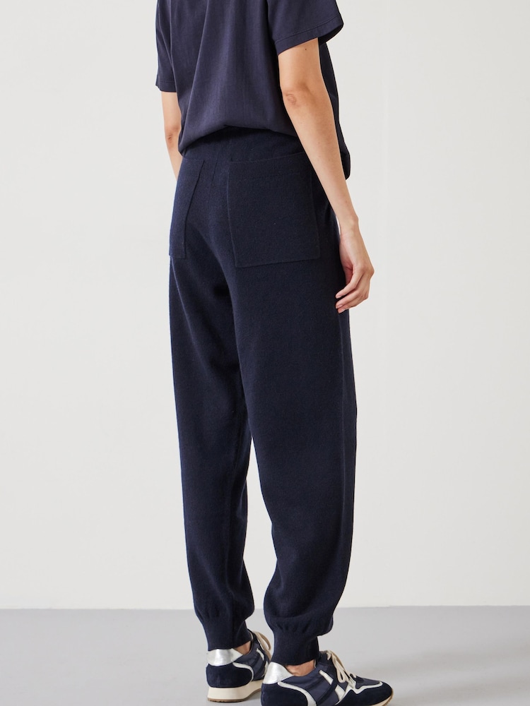 Hush Blue Daisy Merino Wool Joggers - Image 2 of 5