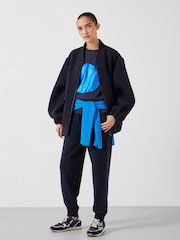 Hush Blue Daisy Merino Wool Joggers - Image 3 of 5