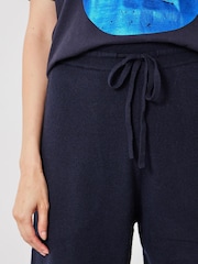 Hush Blue Daisy Merino Wool Joggers - Image 4 of 5