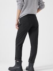 Hush Black 100% Cotton Tanya Tapered Chinos - Image 3 of 5