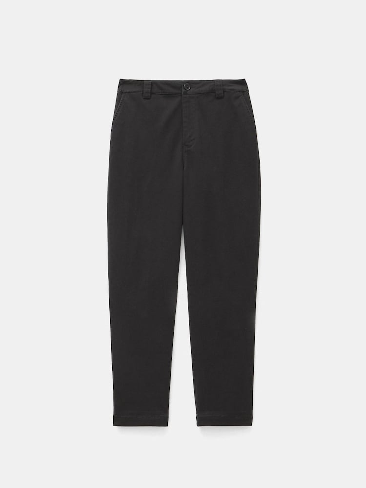 Hush Black 100% Cotton Tanya Tapered Chinos - Image 5 of 5