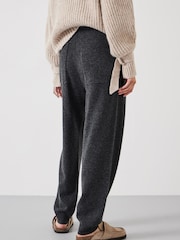 Hush Grey Daisy Merino Wool Joggers - Image 2 of 4