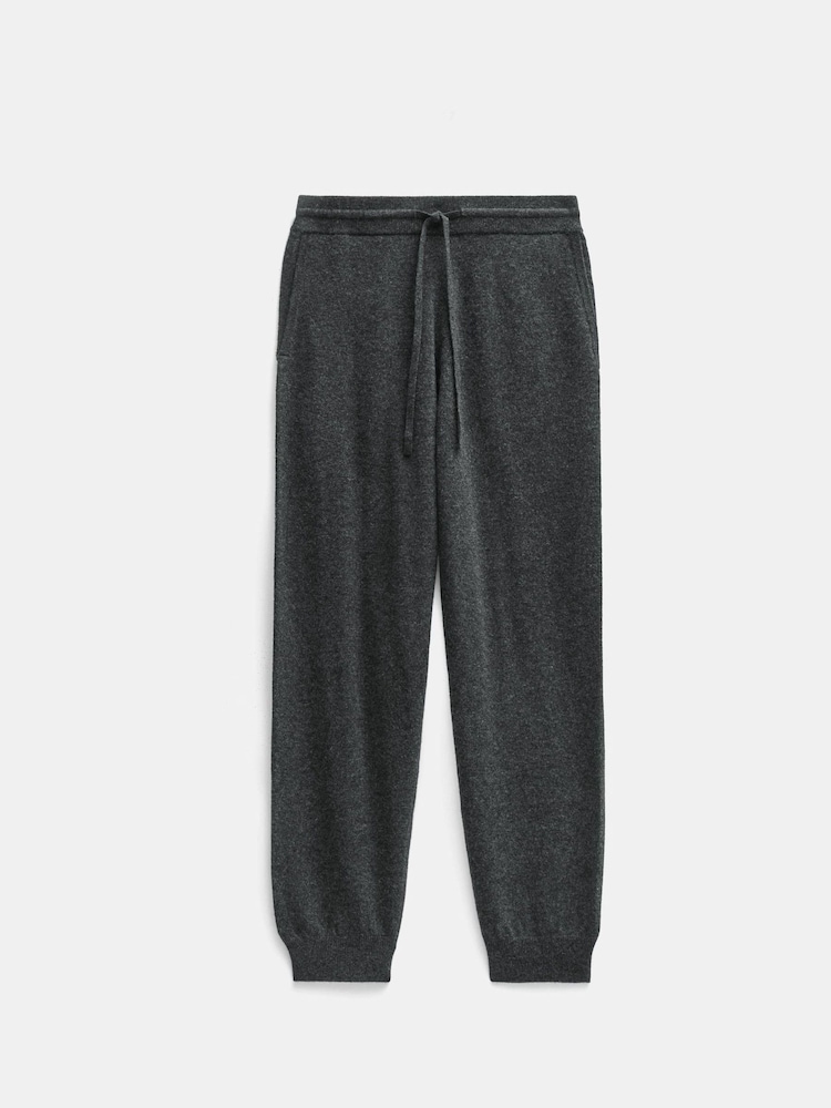 Hush Grey Daisy Merino Wool Joggers - Image 4 of 4