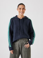 Hush Blue Olivia Ottoman Stripe Hoodie - Image 1 of 5