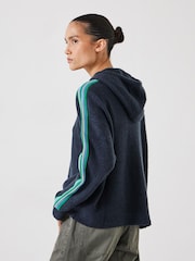 Hush Blue Olivia Ottoman Stripe Hoodie - Image 3 of 5