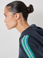 Hush Blue Olivia Ottoman Stripe Hoodie - Image 4 of 5