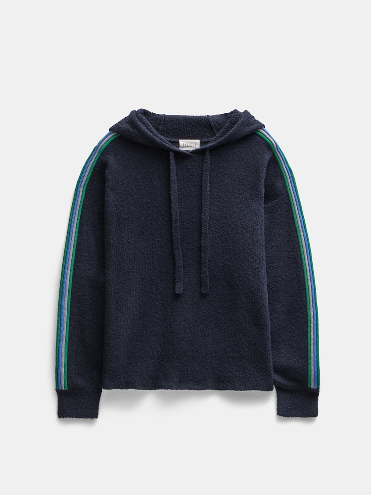 Hush Blue Olivia Ottoman Stripe Hoodie - Image 5 of 5