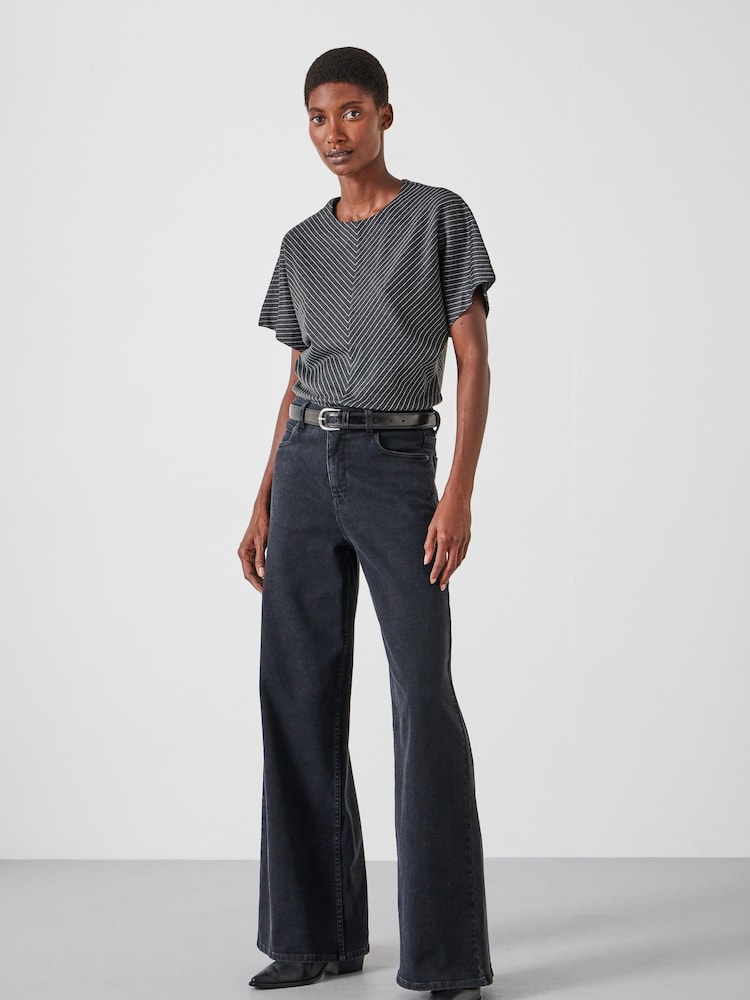 Hush Grey Grown On Sleeve Top - Image 2 of 5