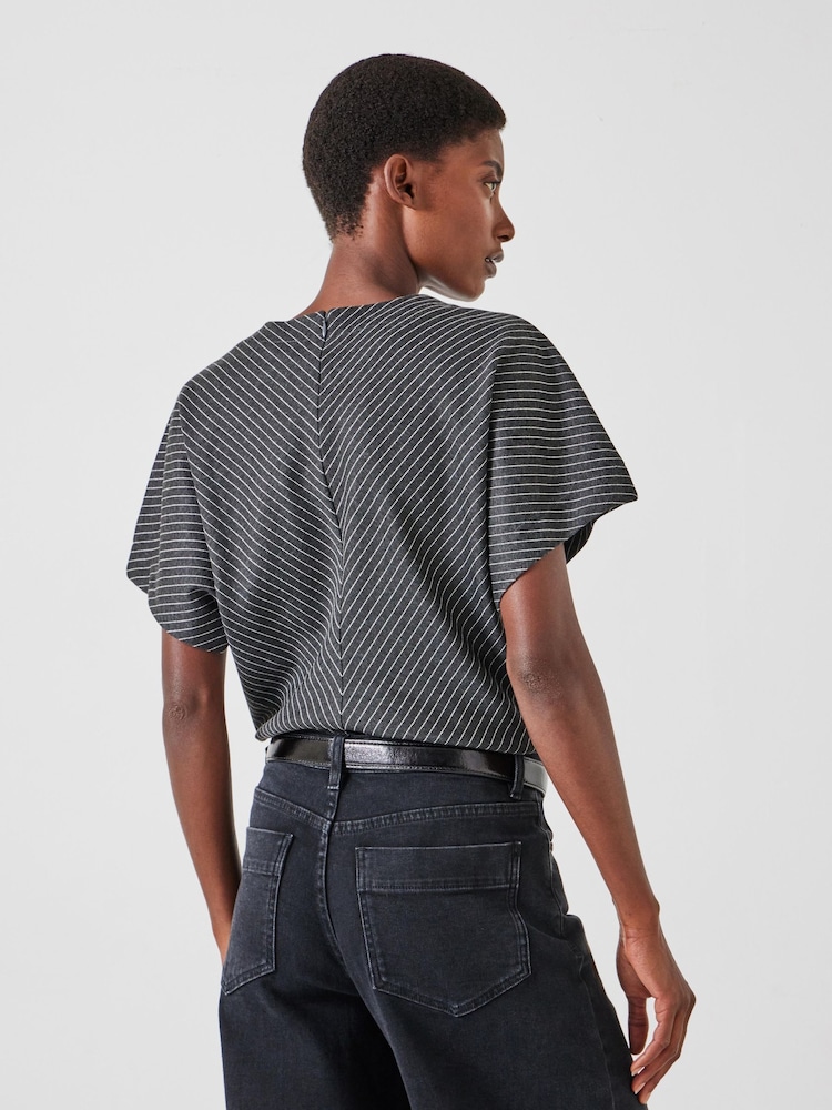 Hush Grey Grown On Sleeve Top - Image 3 of 5