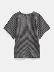 Hush Grey Grown On Sleeve Top - Image 5 of 5