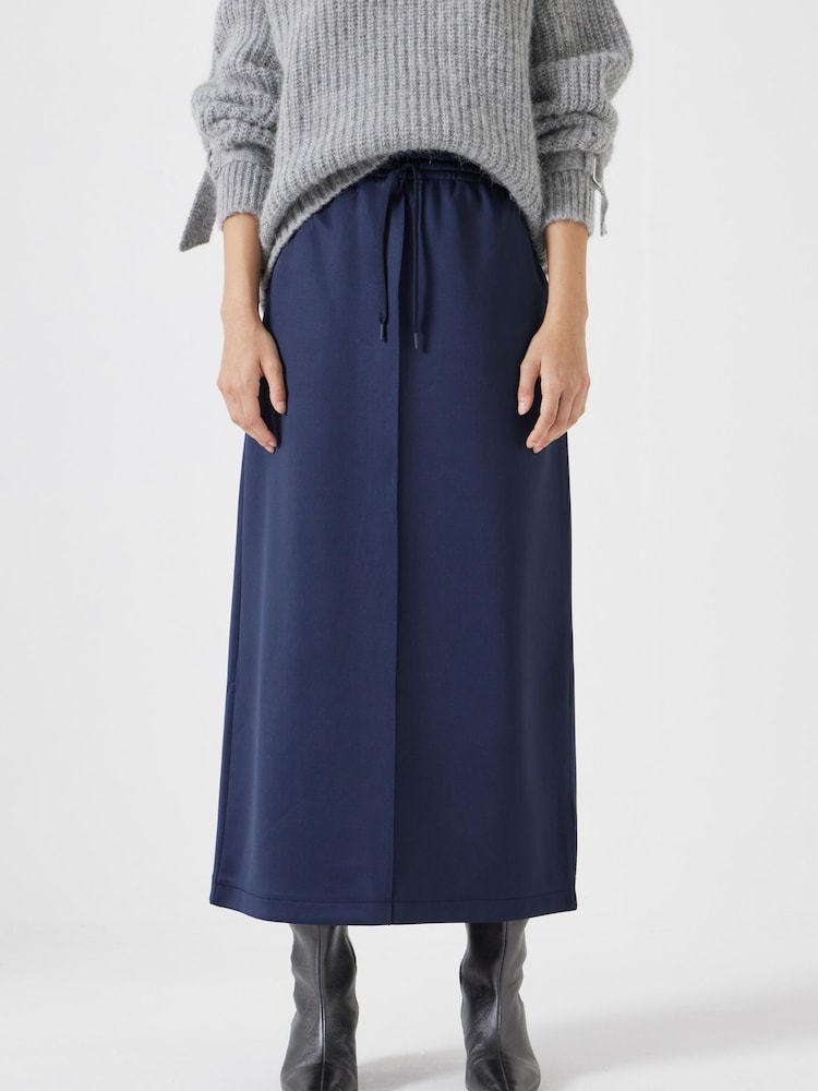 Hush Blue Harrison Pintuck Jersey Skirt - Image 1 of 5