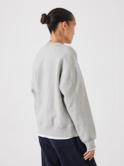 Hush Grey Brushed Star Relaxed 100% Cotton Sweatshirt - Image 2 of 5
