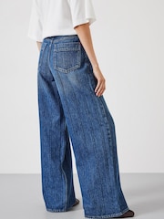 Hush Blue Stripe Wide Leg Jeans - Image 3 of 5