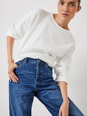 Hush Blue Boyfriend Button Fly 100% Cotton Jeans - Image 4 of 5